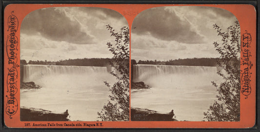 American Falls from Canada side, Niagara, N.Y.
