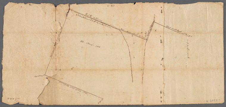 M. Stacy 1000 a. (survey of Mahlon Stacy's lands near Assunpink, along Little Shabakunk Creek or Five Miles River, no date)