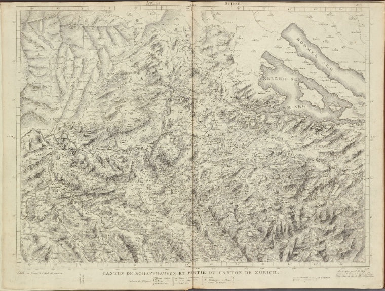 Canton de Schaffhausen et partie du Canton de Zurich.