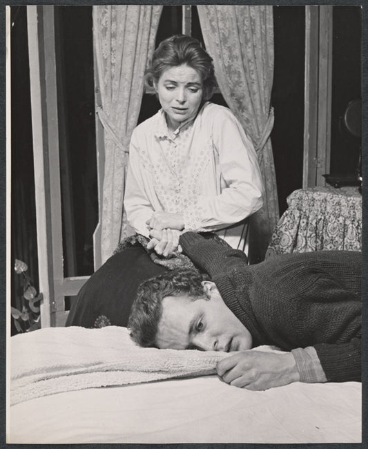 Dorothy McGuire and Ben Piazza in the stage production Winesburg, Ohio