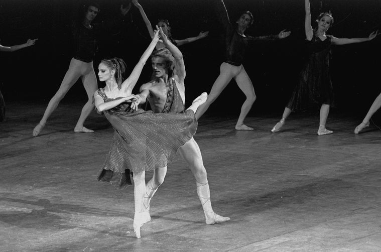 New York City Ballet production of "The Four Seasons" with Suzanne Farrell and Peter Martins, choreography by Jerome Robbins (New York)