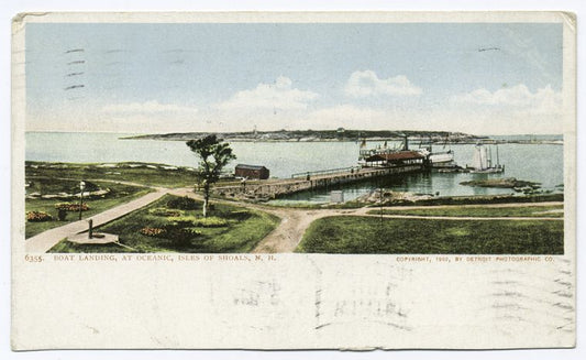Boat Landing At Oceanic, Isle of Shoals, N. H.
