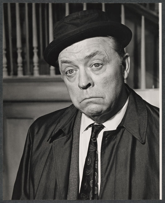 Lyle Talbot in the stage production Never Too Late