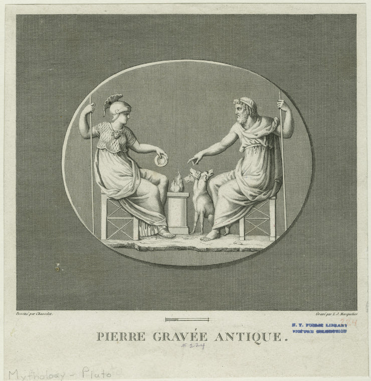 Pluto, Minerva and Cerberus