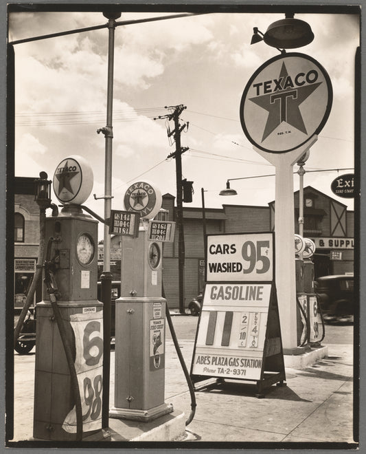 Gasoline station, Tremont Avenue and Dock Street