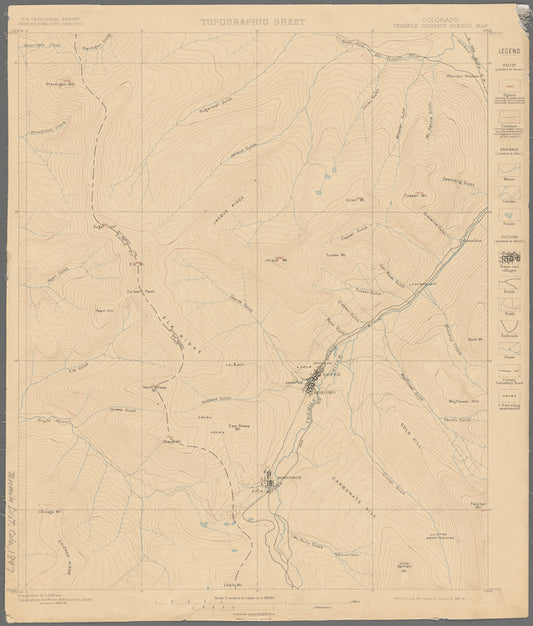 Colorado, Tenmile District special map
