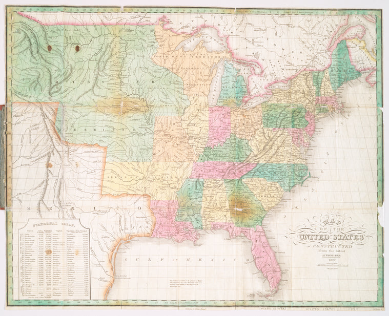 Map of the United States, constructed from the latest authorities
