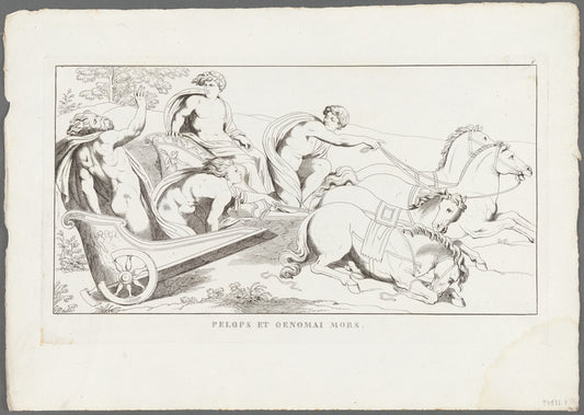 Pelops et Oenomai Mors