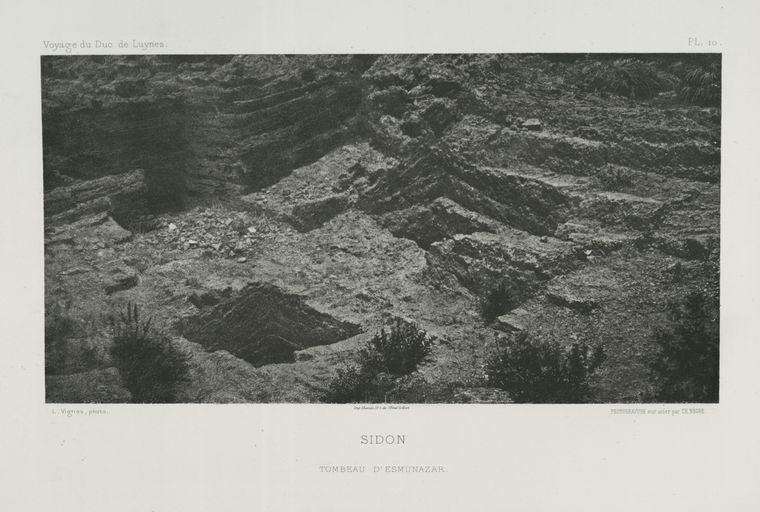 Sidon, tombeau d'Esmunazar