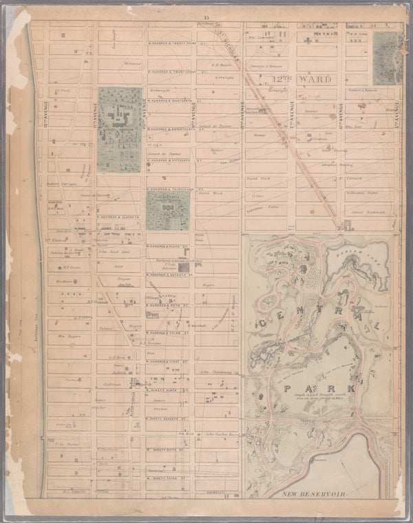 Bounded by [W. Hundred & Twenty Fourth Street], 6th Avenue, W. Hundred & Ninteenth Street, 5th Avenue, Central Park, [W. Ninety Second Street] and 12th Avenue