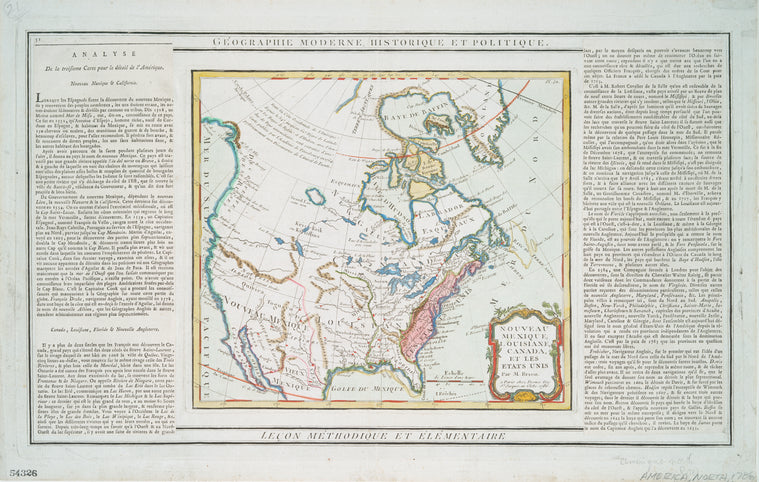 Nouveau Mexique, Louisiane, Canada, et les Etats Unis