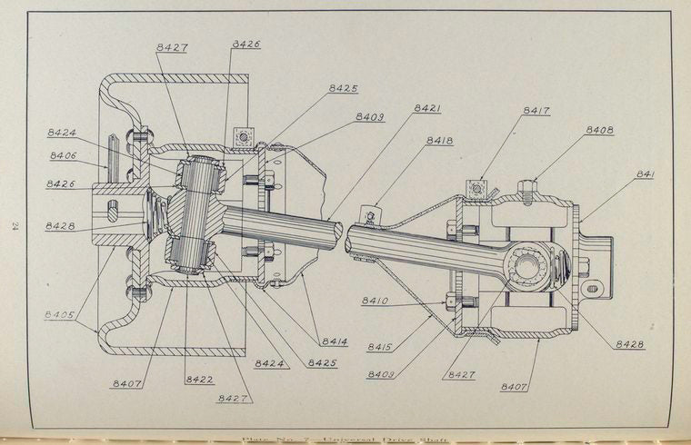 Plate No. 7 - Universal drive shaft [Drawing].