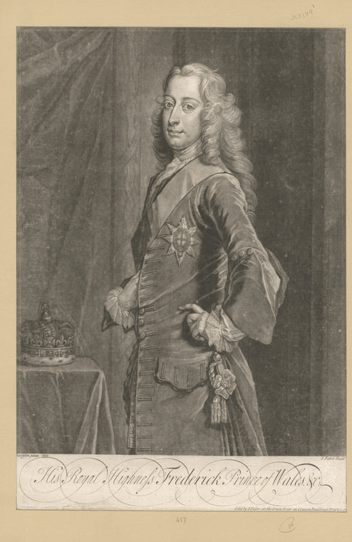 His Royal Highness Frederick Prince of Wales,