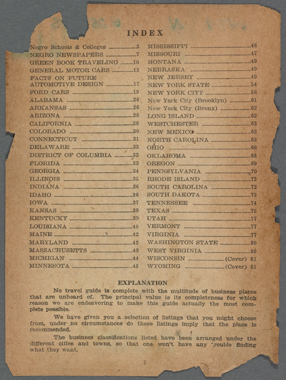 The Negro Motorist Green Book: 1947: A Classified Motorist's & Tourist's Guide Covering the United States