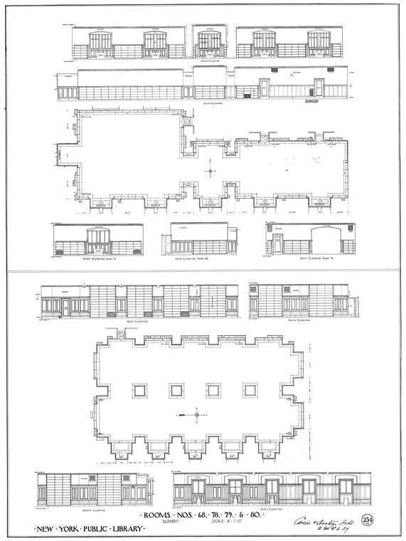 Rooms nos. 68, 78, and 80