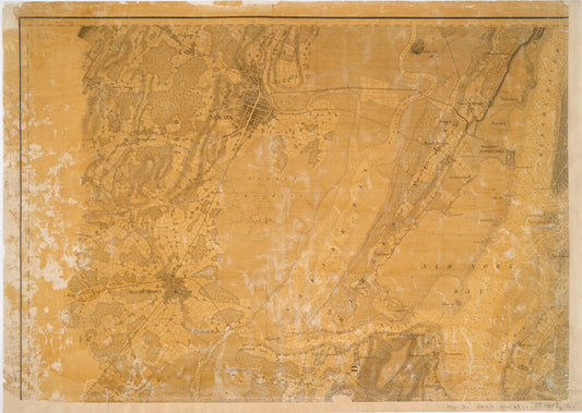 Map of New-York Bay and Harbor and the environs