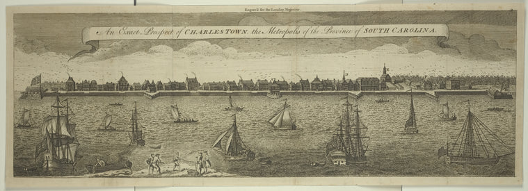 An exact prospect of Charles Town, the Metropolis of the Province of South Carolina.