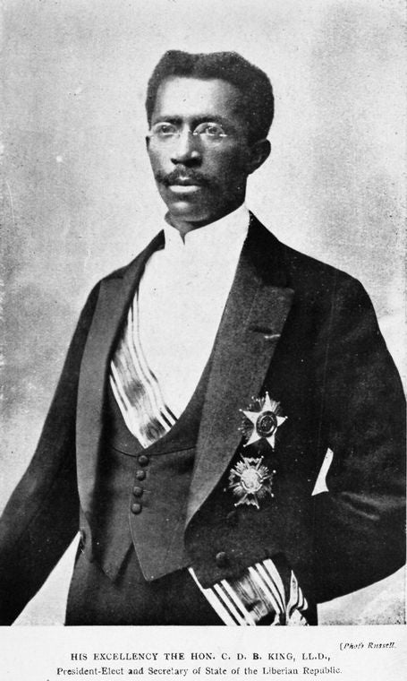 His excellency the Hon. C.D.B. King, LL.D., President-Elect and Secretary of State of the Liberian Republic.