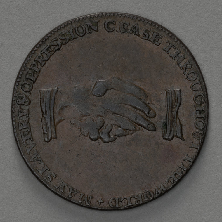 "Am I Not a Man and a Brother" token