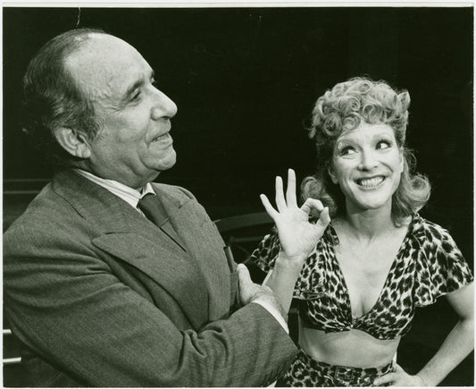 Harold Gary (Mike Spears) and Janie Sell (Gladys Bumps) in the 1976 revival of Pal Joey
