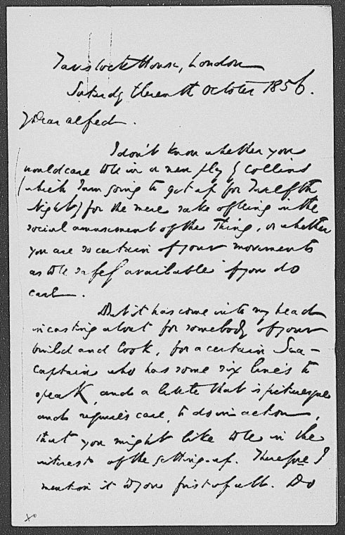 Dickens, Alfred, his brother. ALS to