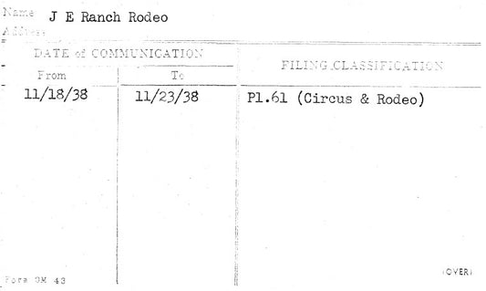 J E Ranch Rodeo