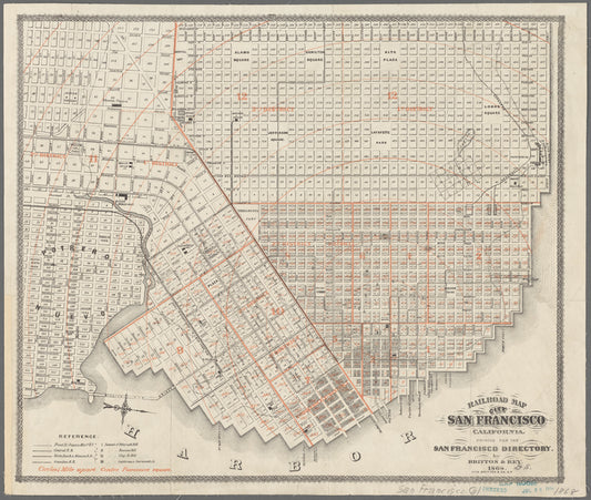 Railroad map of the City of San Francisco, California
