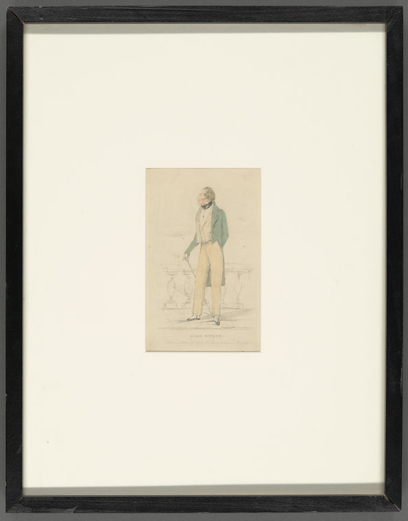 Lord Byron: From a sketch by Count D'Orsay taken in May 1823