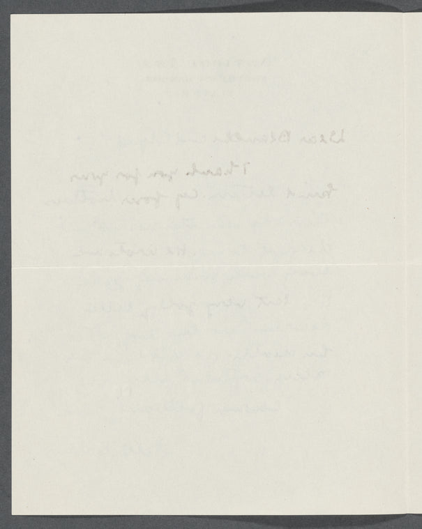Willa Cather to Blanche Knopf and Alfred Knopf, 1945