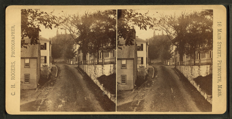 Leyden Street--first street laid out by the Pilgrims.