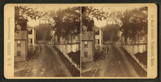 Leyden Street--first street laid out by the Pilgrims.