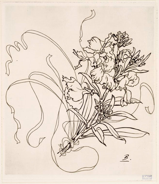 Assiette (giroflée).