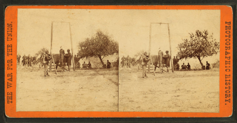 Execution of a deserter, Alexandria, Va.