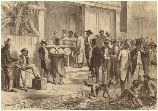 Freedmen voting in New Orleans