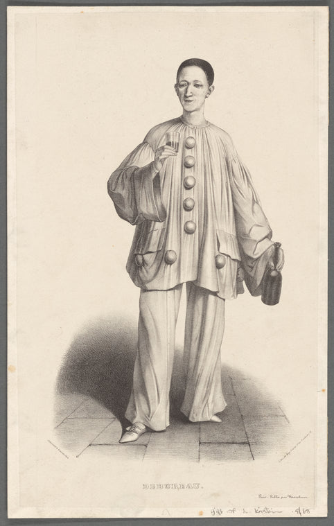 Debureau [i.e., Jean Gaspard Deburau as Pierrot]