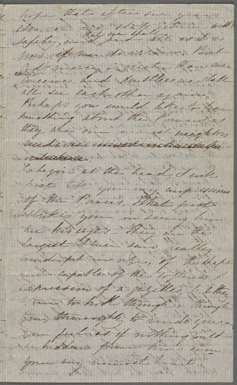 Hawthorne, Una, AL (incomplete) to [Mary Tyler Peabody Mann], aunt. Jul. [?]-19-[?], [1858].