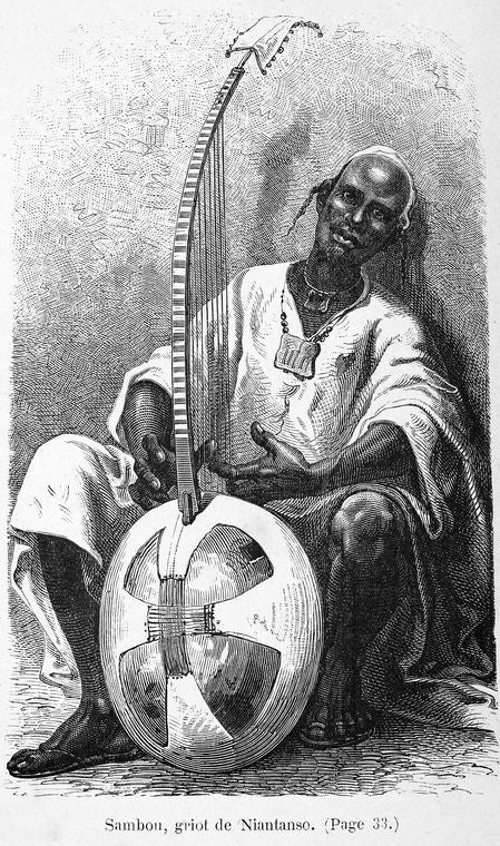 Sambou, griot de Niantanso.