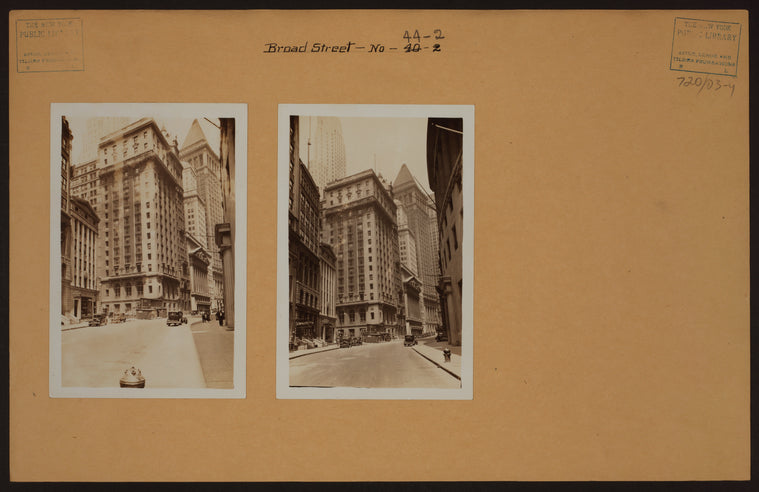 Manhattan: Broad Street - Exchange Place