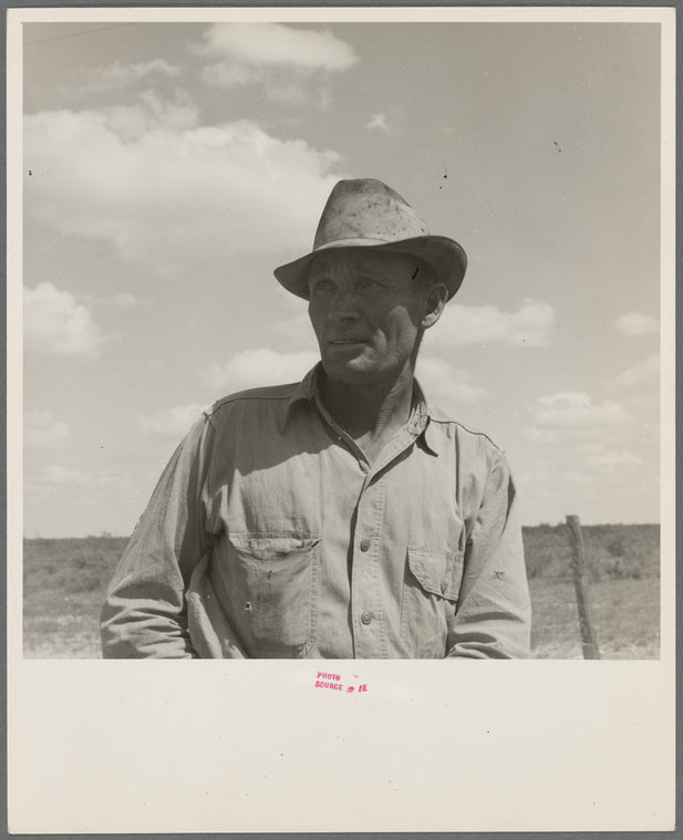 Migrant oil worker near Odessa, Texas
