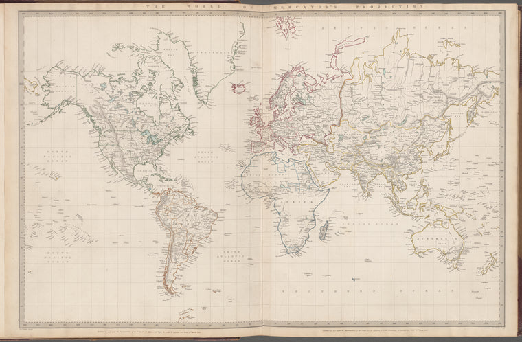 The world on Mercator's projection