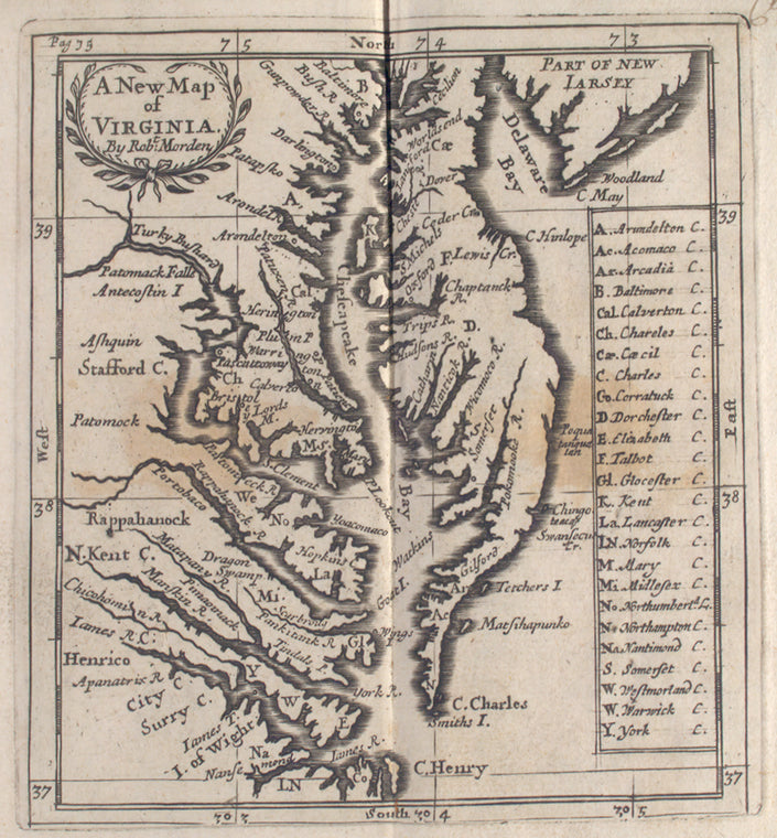 A new map of Virginia