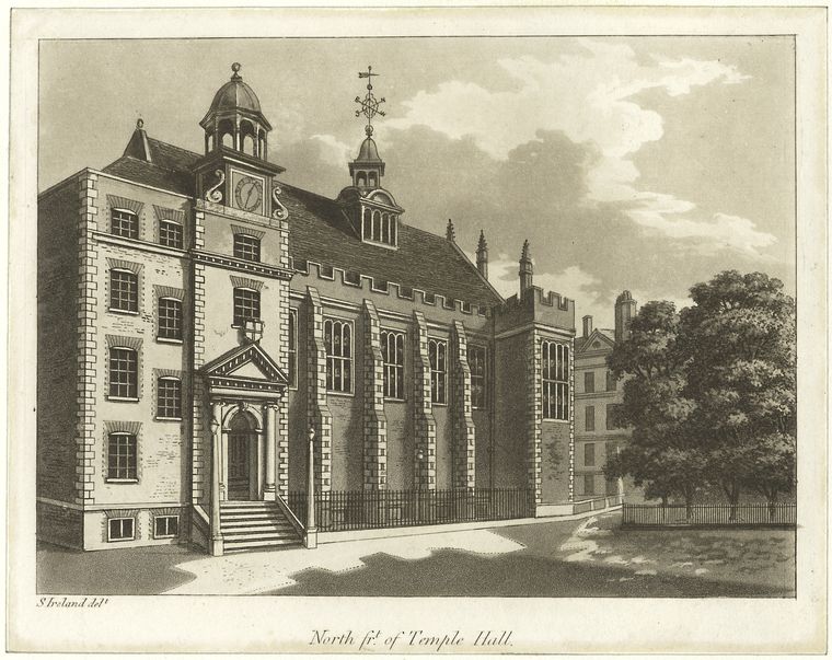 North frt. of Temple Hall