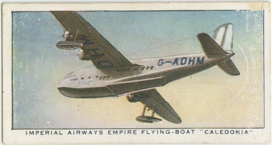 Imperial Airways Empire Flying-Boat "Caledonia."
