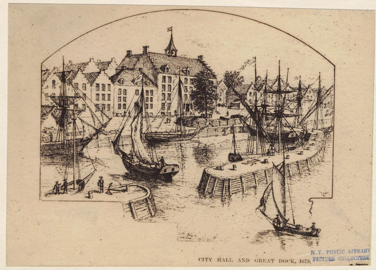 City Hall and Great Dock, 1679