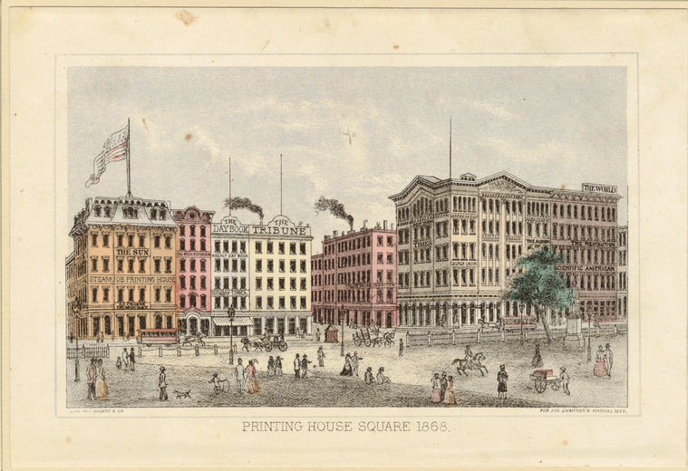 Printing House Square, 1868