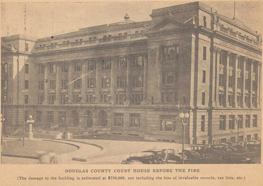 Douglas County Court House before the fire