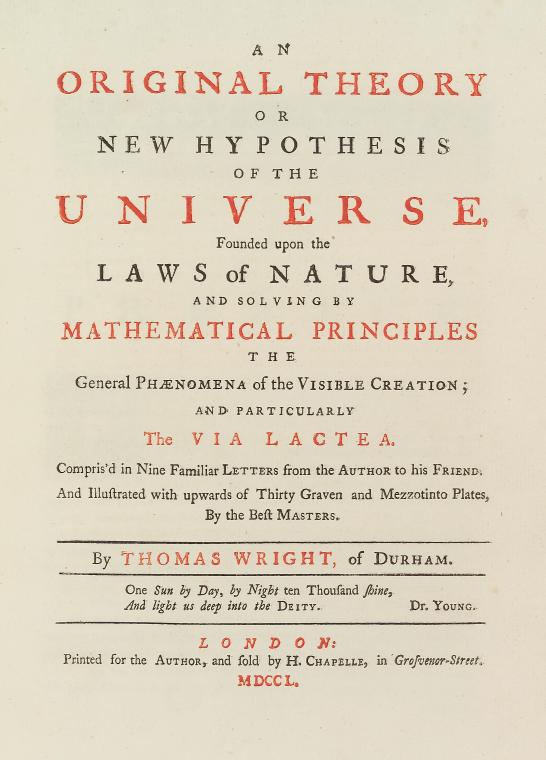 An original theory or new hypothesis of the universe: ...