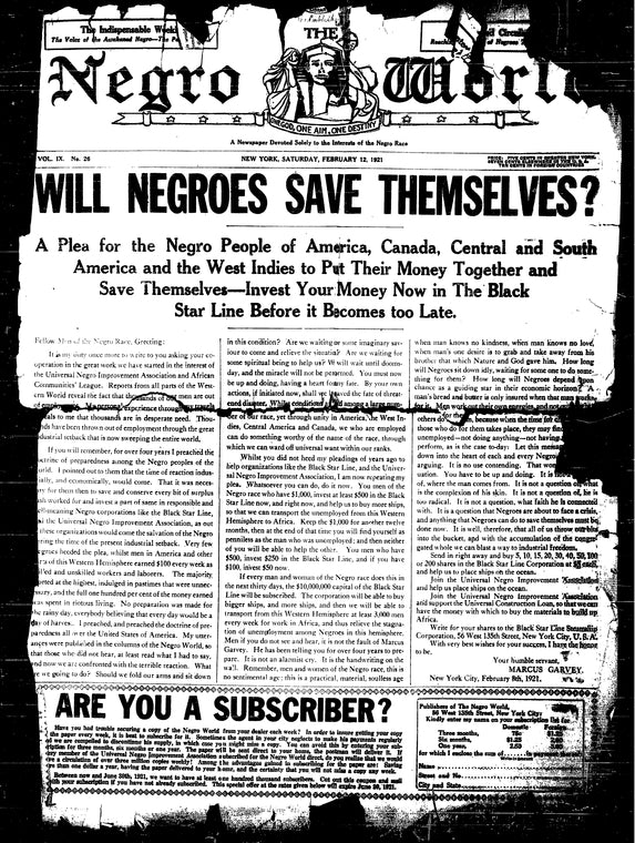 The Negro world