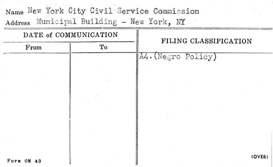New York City Civil Service Commission