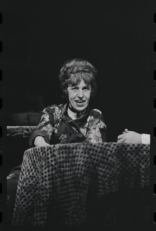 Lotte Lenya in the stage production Cabaret